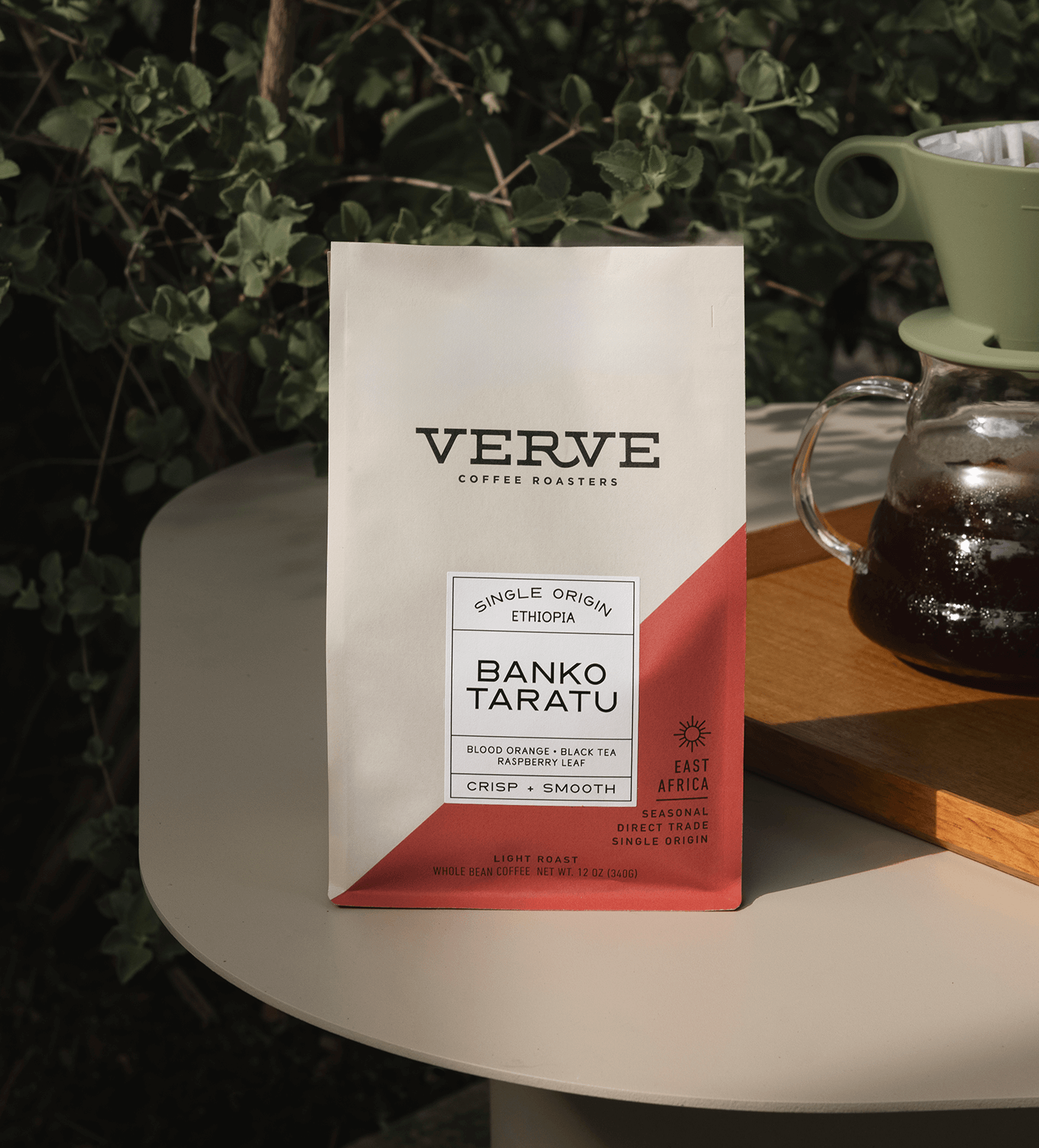 Verve Coffee Roasters - Banko Taratu - Single Origin - Ethiopia - Tasting Notes: Blood Orange, Black Tea, Raspberry Leaf - Crisp + Smooth - Africa - Seasonal - Direct Trade
