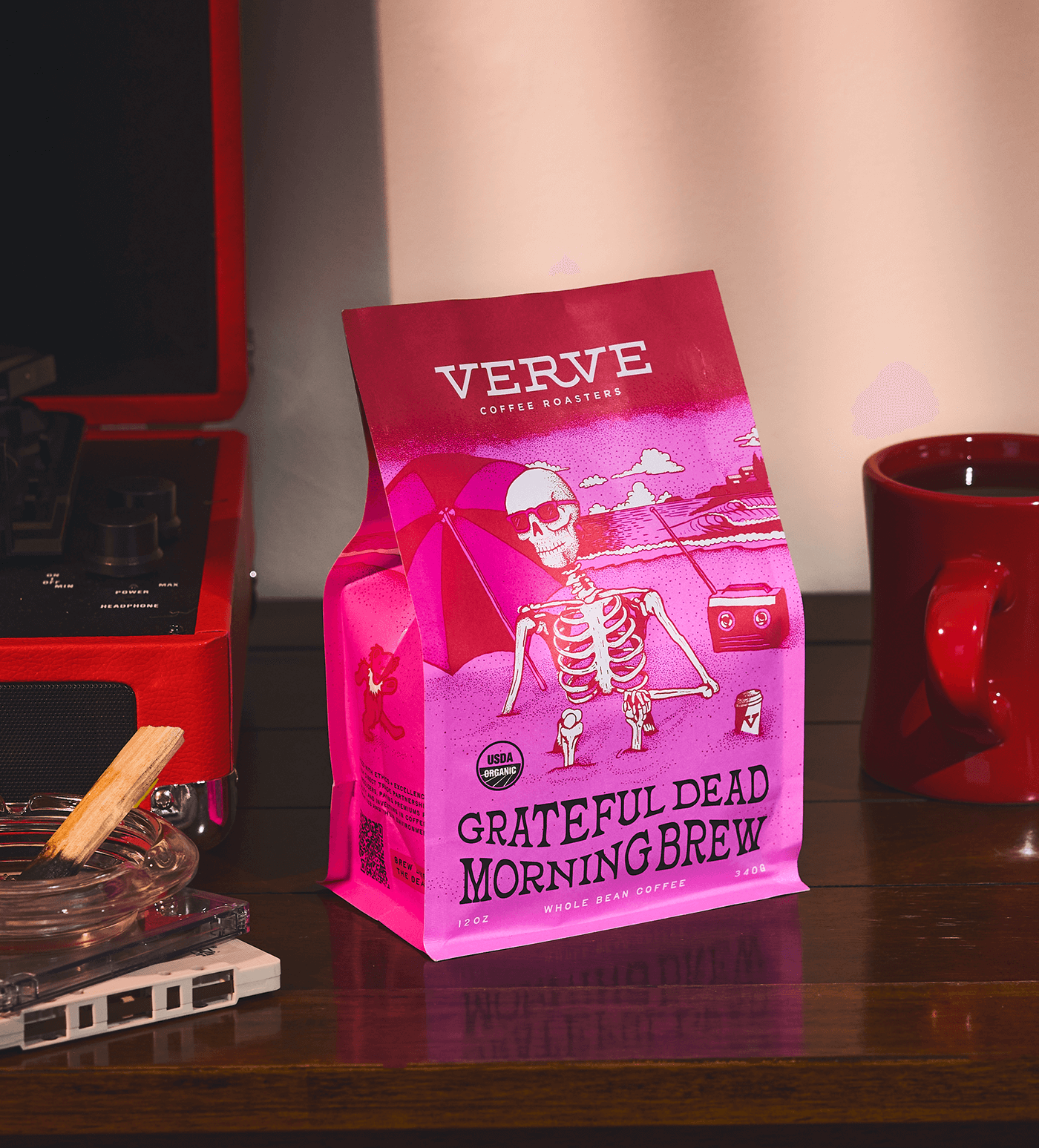 Verve Coffee Roasters - Grateful Dead Morning Brew - USDA Organic - 12oz - Whole Bean Coffee - 340g