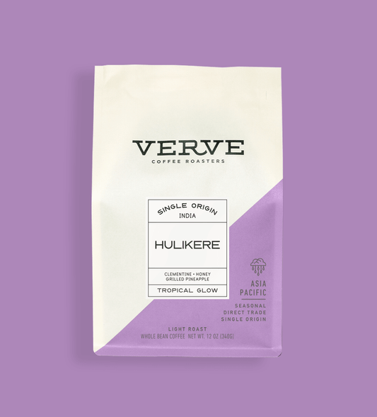 Verve Coffee Roasters - Hulikere - Single Origin India - Notes: Clementine, Honey, Grilled Pineapple - Tropical Glow - Asia Pacific - Seasonal - Direct Trade - Light Roast