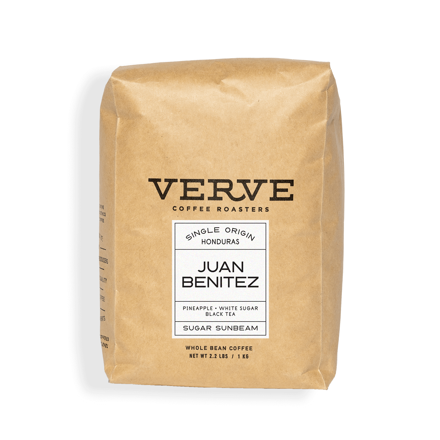 Verve Coffee Roasters - Juan Benitez - Single Origin Honduras - Notes: Pineapple, White Sugar, Black Tea - Sugar Sunbeam - Whole Bean Coffee - 2.2 lbs / 1 kg