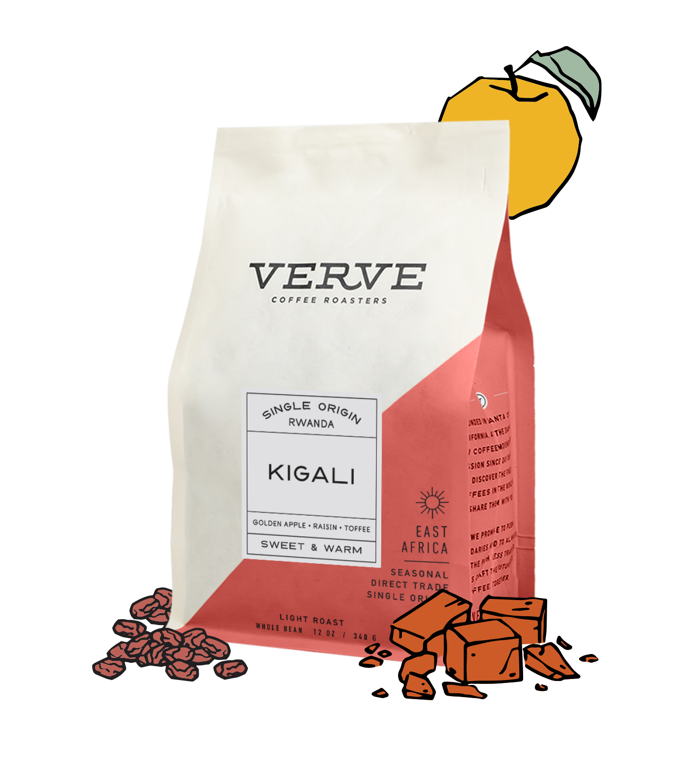 Kigali whole bean with tasting notes