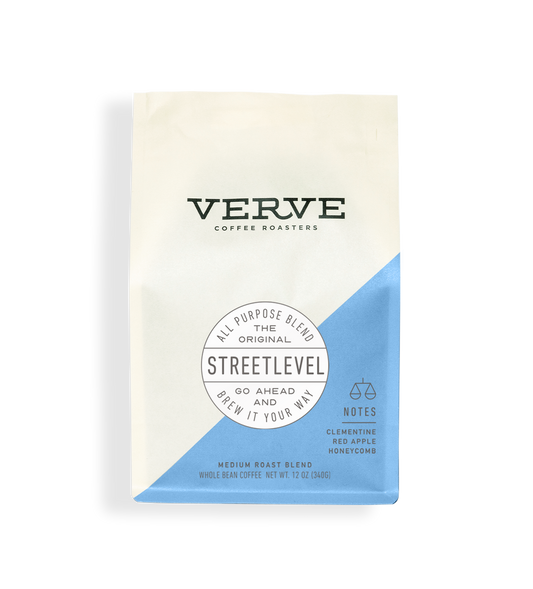 Verve Coffee Roasters - Streetlevel - All Purpose Blend - The Original - Go Ahead And Brew It Your Way - Medium Roast Blend - Notes: Clementine, Red Apple, Honeycomb