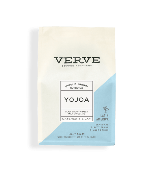 Verve Coffee Roasters - Yojoa - Single Origin Honduras - Tasting Notes: Black Cherry, Raisin, Milk Chocolate - Layered & Silky - Latin America - Seasonal - Direct Trade - Light Roast