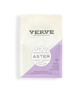 Verve Coffee Roasters - Aster - Made for the modern explorer - Vibrant + Complex - Easy sipping - Notes: Nectarine, Key Lime, Brown Sugar - Medium Roast