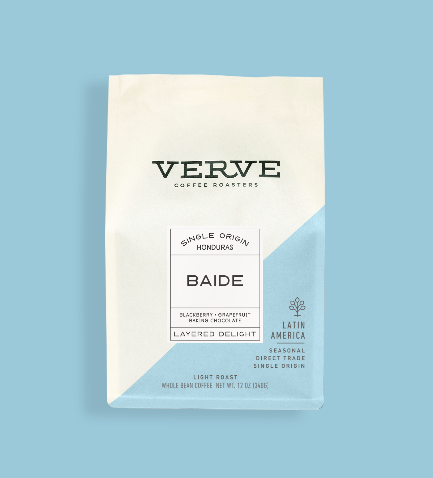 Verve Coffee Roasters - Baide - Single Origin Honduras - Notes: Blackberry, Grapefruit, Baking Chocolate - Layered Delight - Latin America - Seasonal - Direct Trade - Light Roast