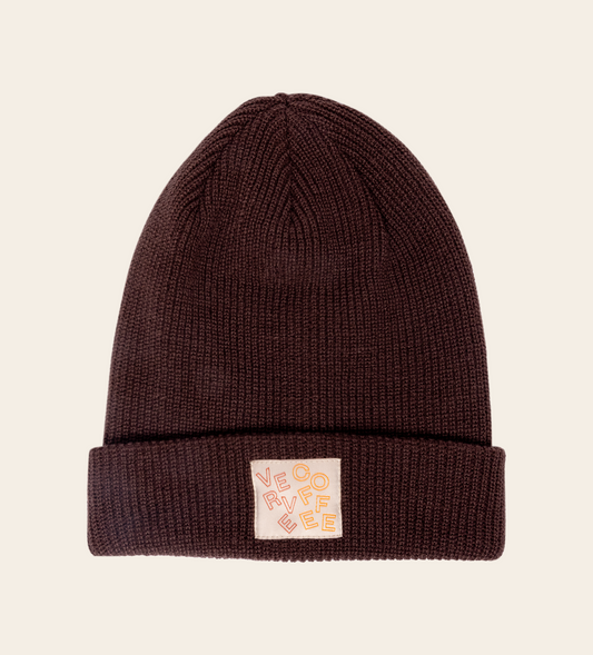 Dream Knit Beanie in brown