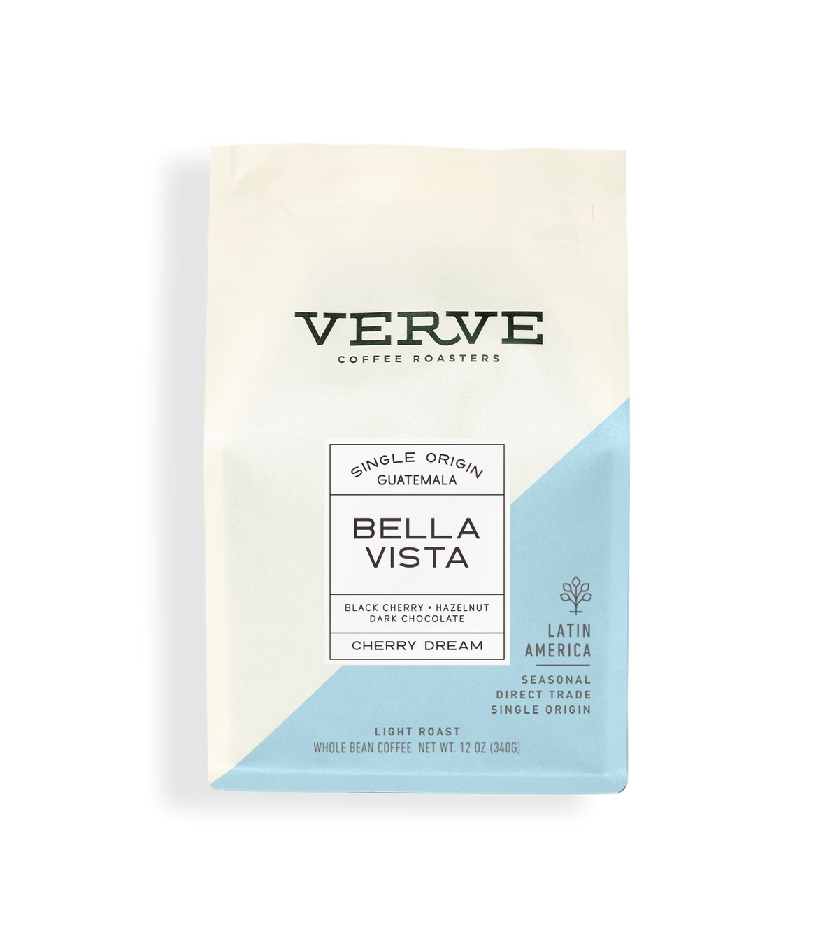 Verve Coffee Roasters - Bella Vista - Single Origin Guatemala - Notes: Black Cherry, Hazelnut, Dark Chocolate - Cherry Dream - Latin America - Seasonal - Direct Trade - Light Roast
