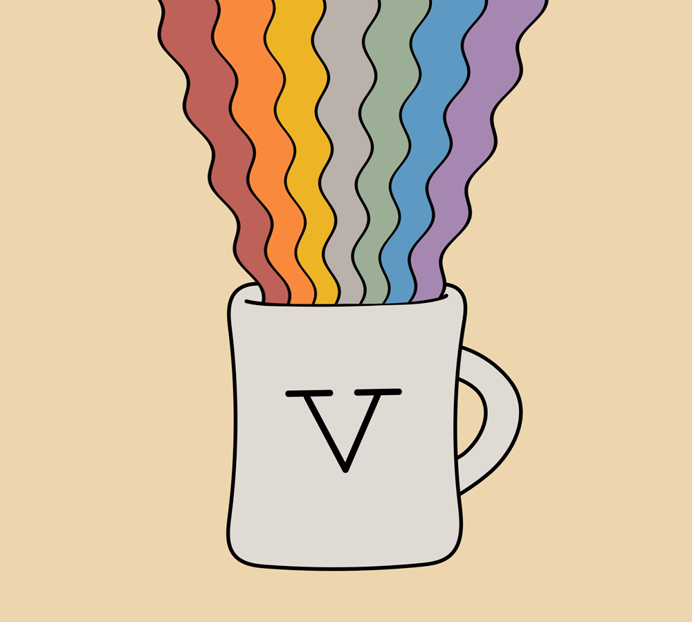 Animation of coffee mug for coffee quiz