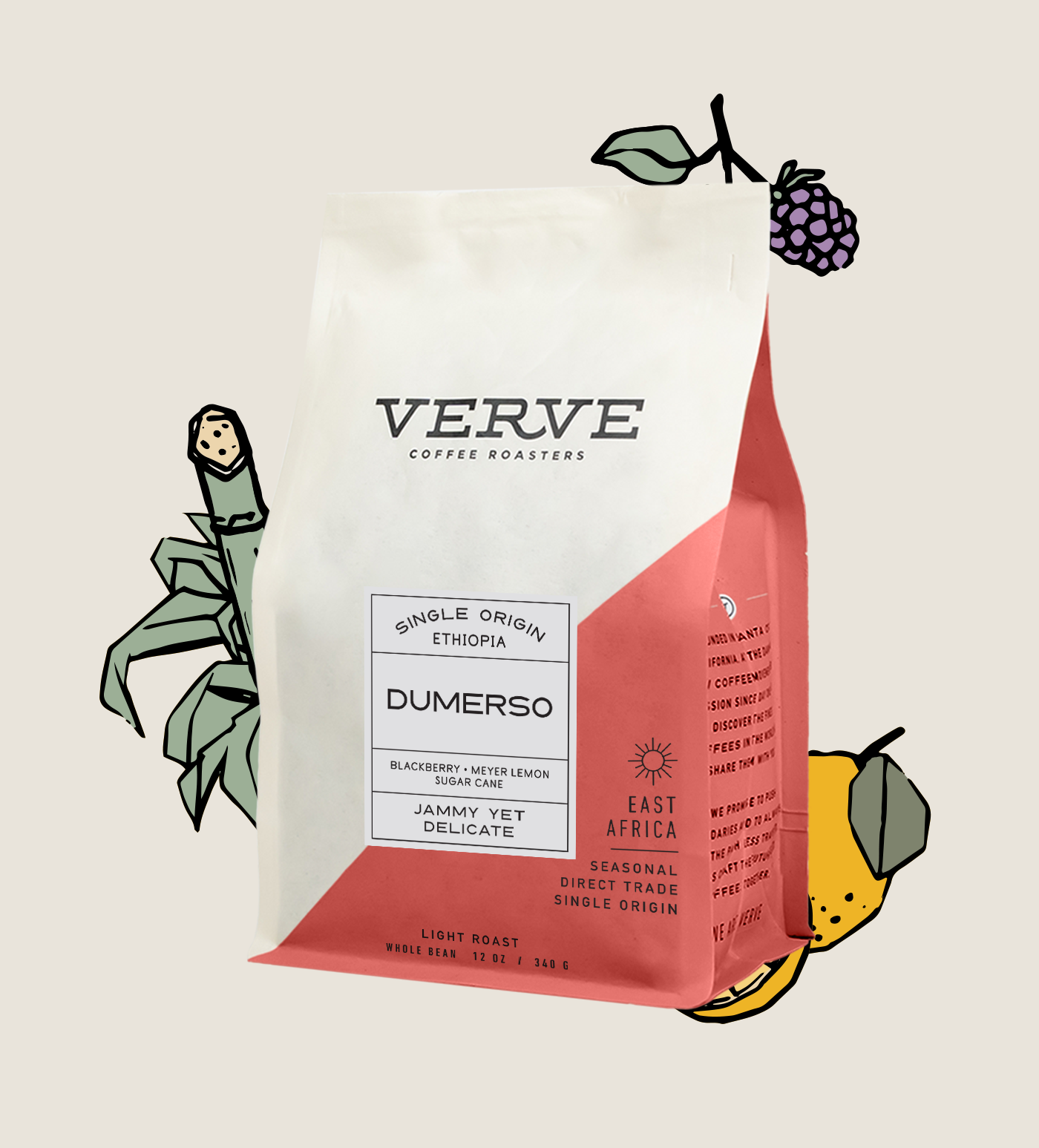 Dumerso Whole Bean with tasting notes