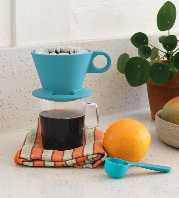 Blue Dripper Verve Coffee | Dwell Dripper Kit | Bottomless Brewer