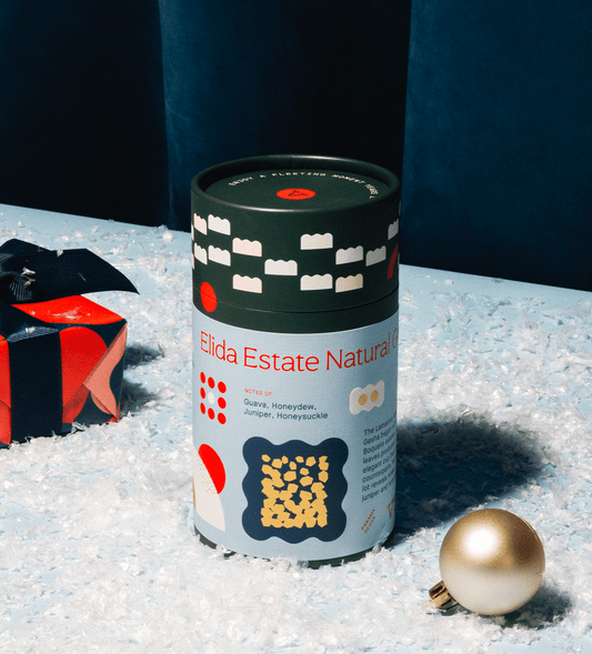 Verve Coffee Roasters - Elida Estate Green Tip Gesha Natural Farmlevel Reserve - Tasting Notes: Guava, Honeydew, Juniper, Honeysuckle - 100g