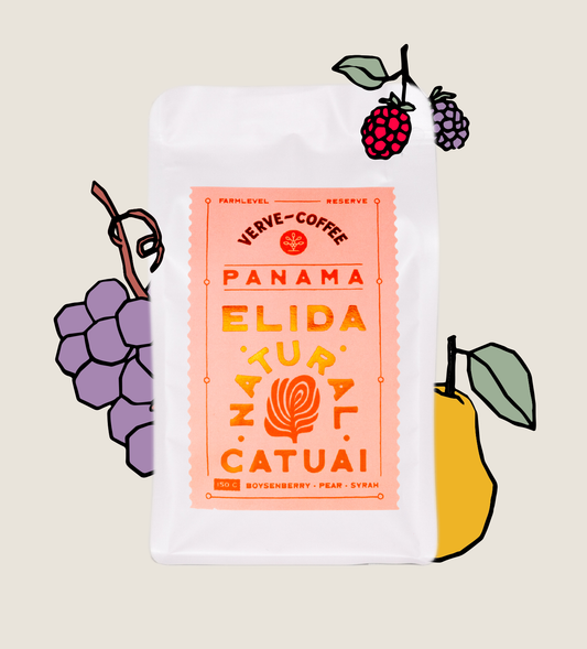 Elida Natual Catuai whole bean with tasting notes