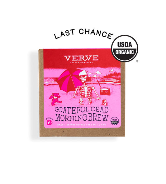 Verve Coffee Roasters - Grateful Dead Morning Brew - USDA Organic - 6 Servings - Craft Instant Coffee