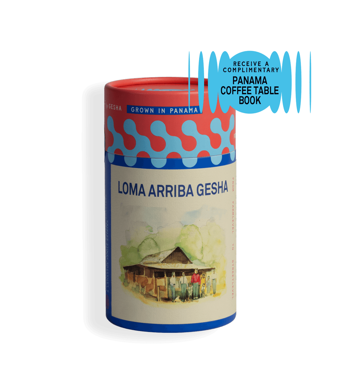 Verve Coffee Roasters - Lamastus Washed Loma Arriba Green Tip Gesha Farmlevel Reserve - 100g - Receive A Complimentary Panama Coffee Table Book - Grown in Panama - El Burro Gesha