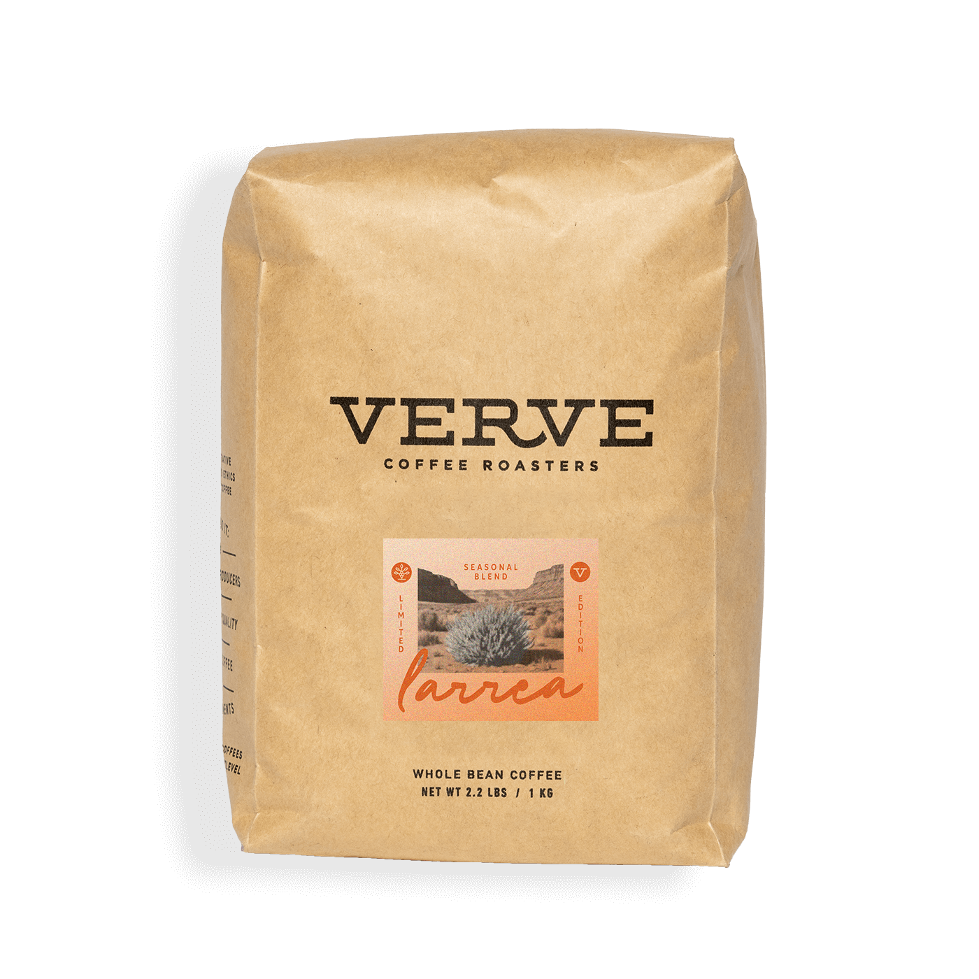 Verve Coffee Roasters - Larrea Seasonal Blend - Whole Bean Coffee - 2.2 lbs / 1 kg