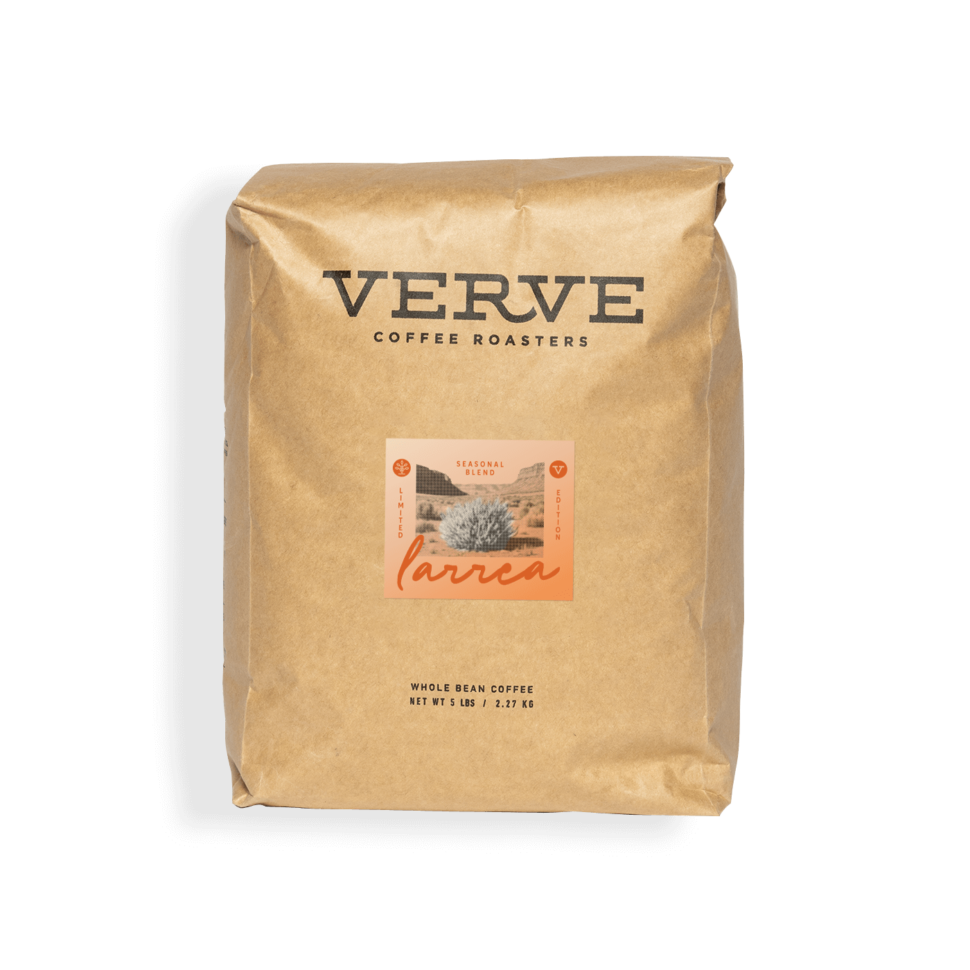 Verve Coffee Roasters - Larrea Seasonal Blend - Whole Bean Coffee - 5 lbs / 2.27 kg