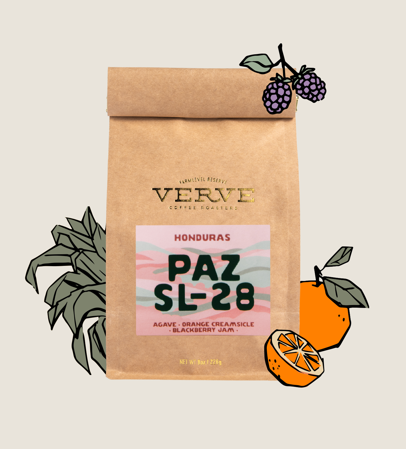 Paz SL-28 8oz Whole Bean with tasting notes