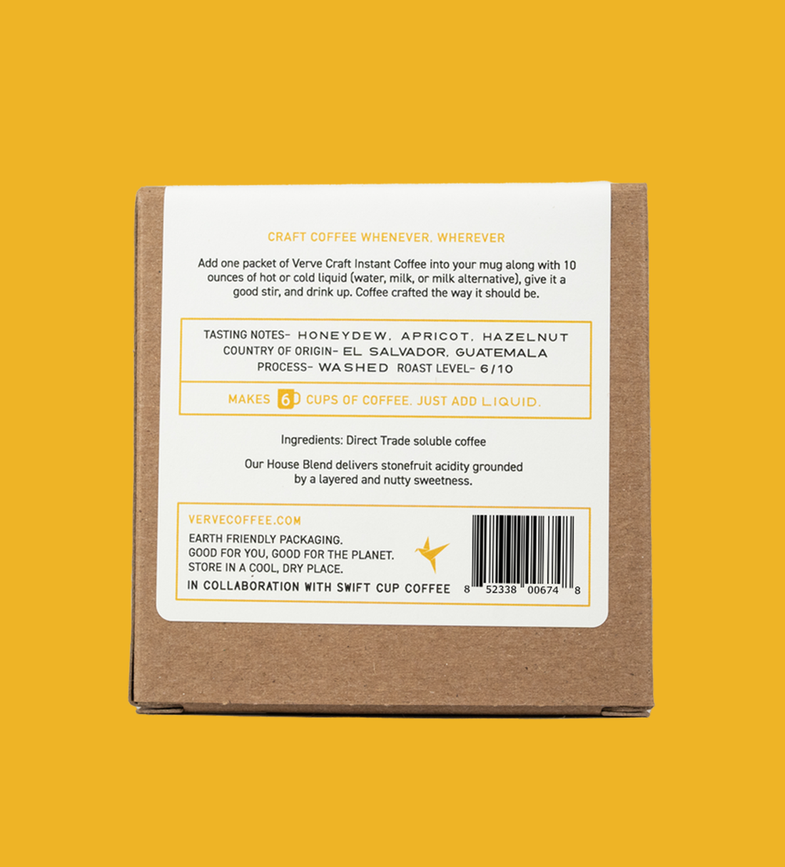 Verve Coffee | Seabright House Blend | Craft Instant Coffee Blends