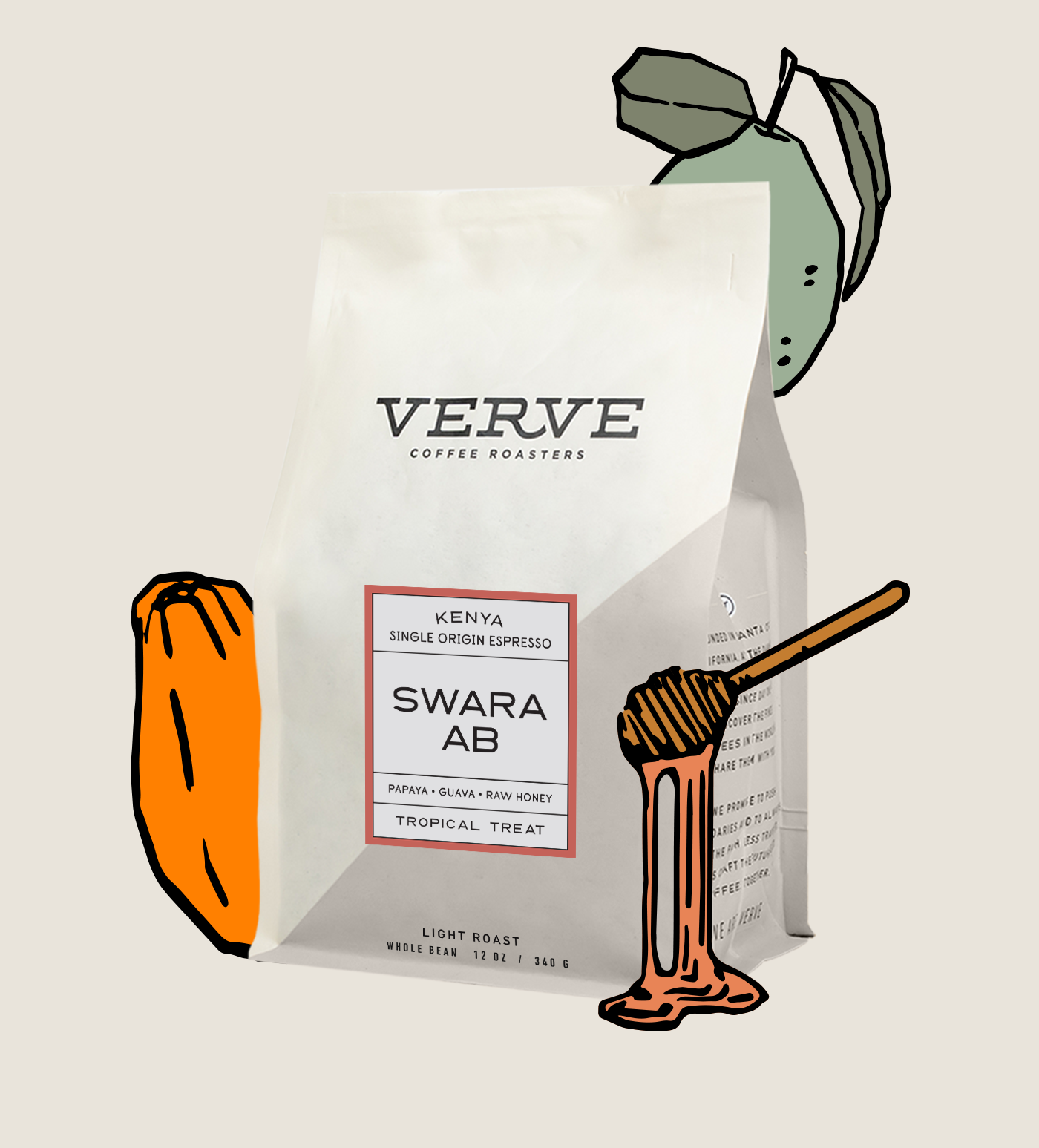 Swara AB Whole Bean with tasting notes