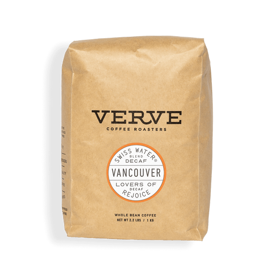 Verve Coffee Roasters - Vancouver - Swiss Water Blend Decaf - Lovers Of Decaf Rejoice - Whole Bean Coffee - 2.2 lbs / 1 kg