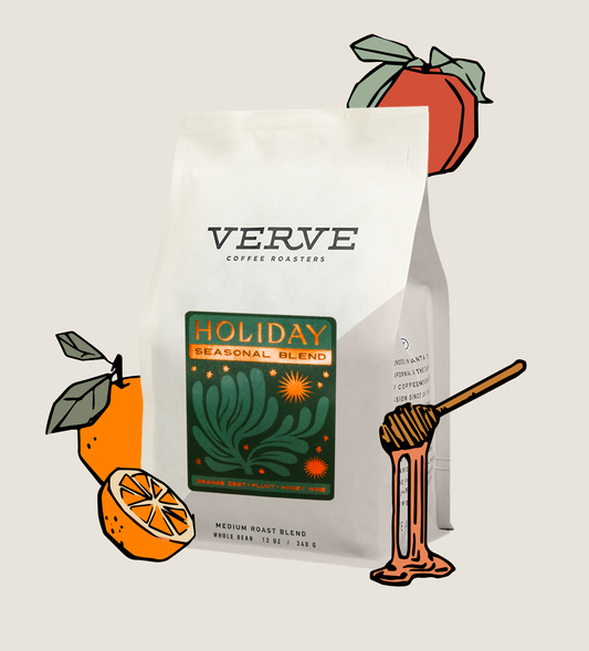 Holiday Blend Whole Bean with tasting notes