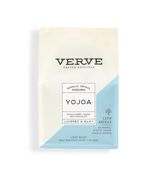Verve Coffee Roasters - Yojoa - Single Origin Honduras - Tasting Notes: Black Cherry, Raisin, Milk Chocolate - Layered & Silky - Latin America - Seasonal - Direct Trade - Light Roast