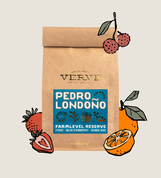 Pedro Londono Whole Bean with tasting notes