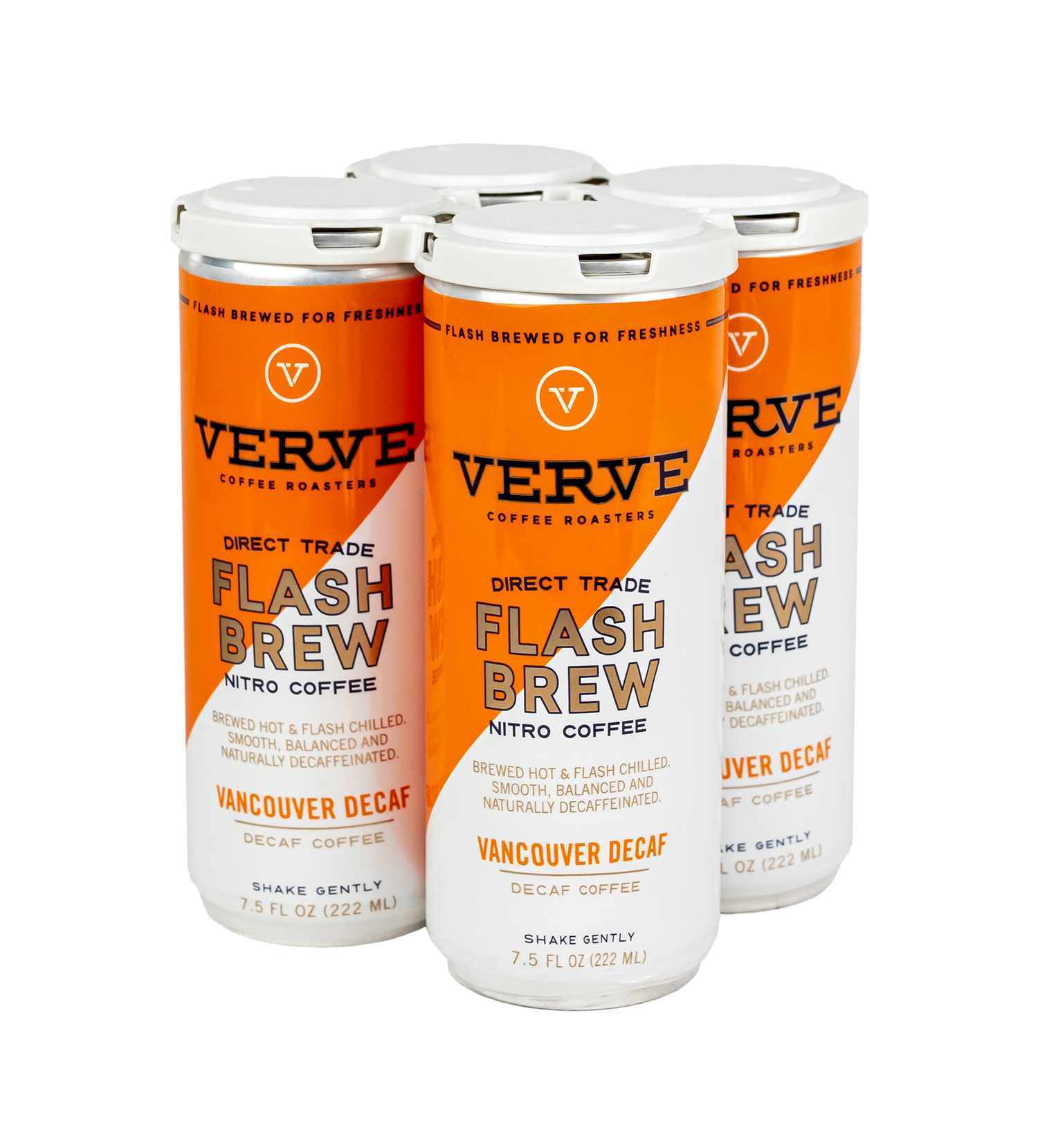 Flash brew Vancouver decaf 4 pack.