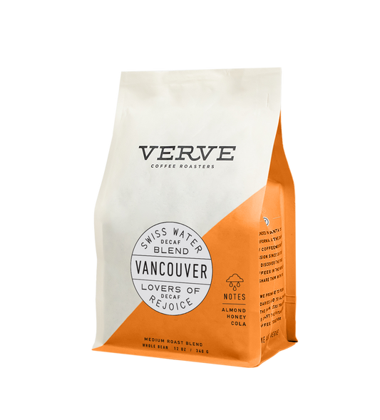 Vancouver swiss water decaf whole bean 