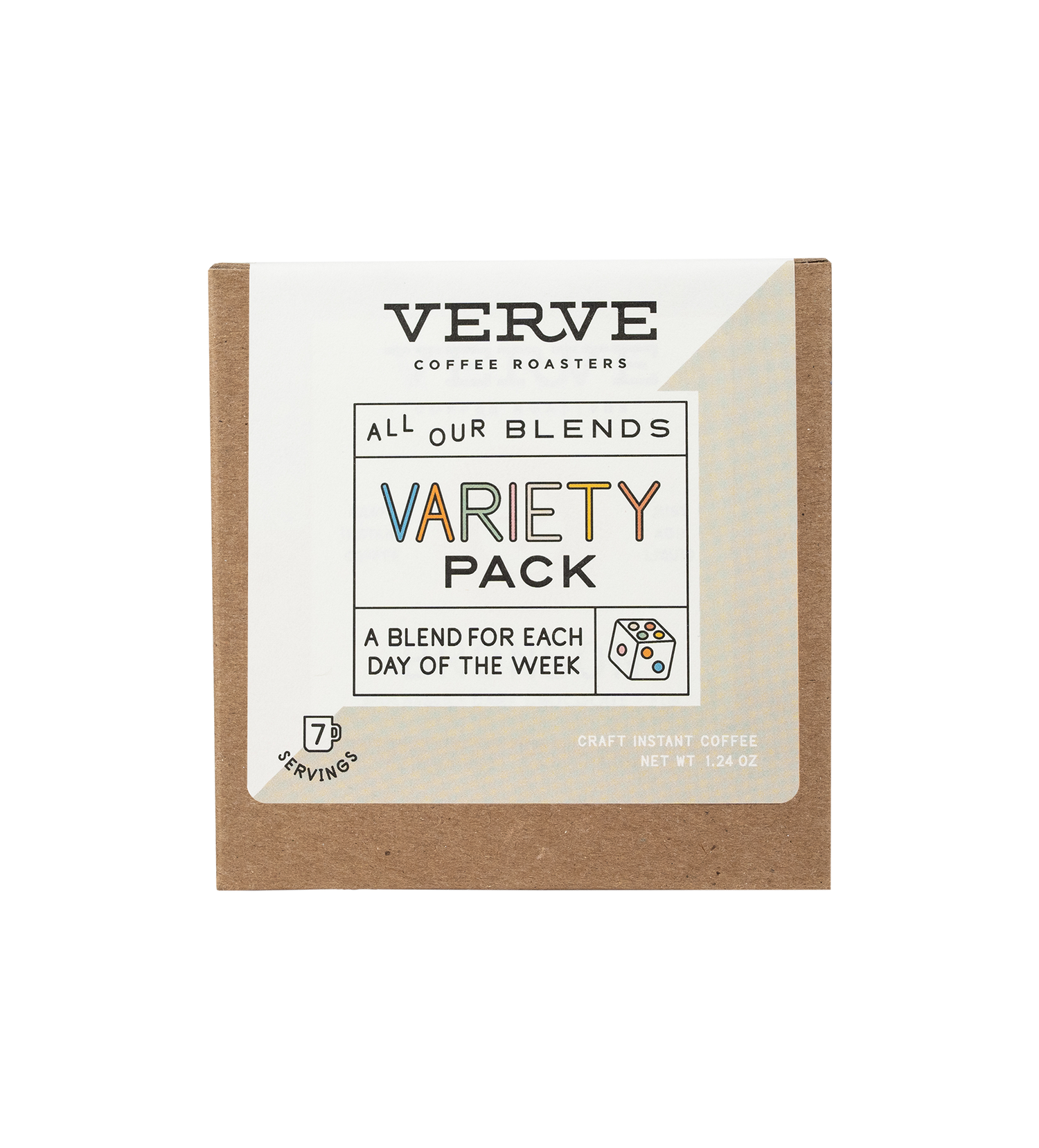 Craft Instant Coffee Variety Pack. A Blend for each day of the week. 