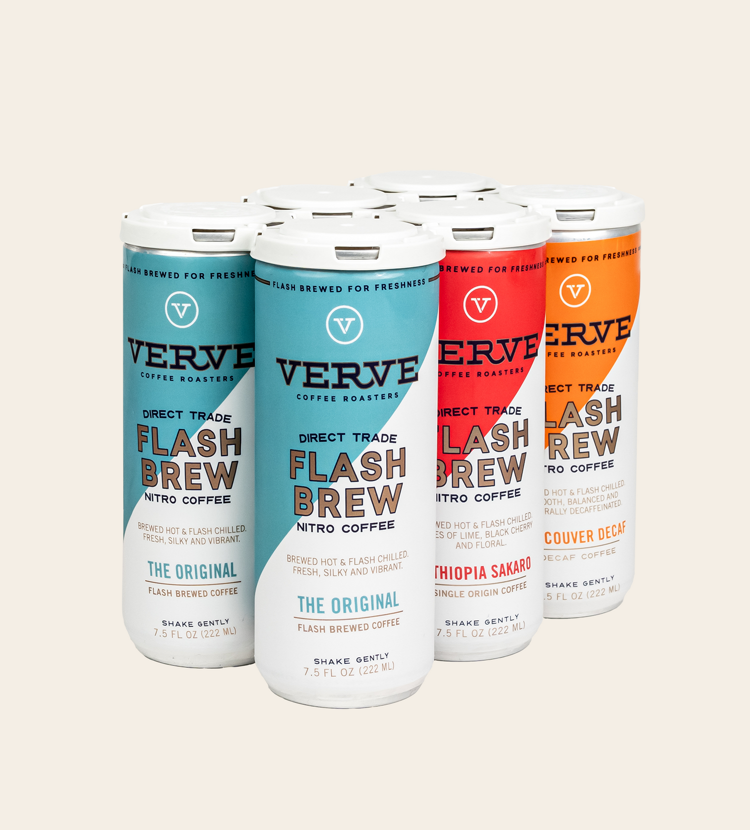 Flash Brew Nitro Coffee - Variety 6-Pack